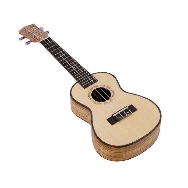 Spruce Zebra Wood Concert Ukulele Spruce Zebra Wood Concert Ukulele