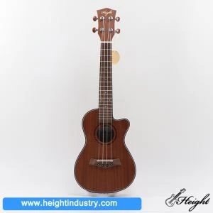 Cutaway Body Concert Sapele Wood Ukulele