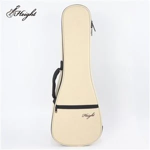 Túi đàn ukulele màu be 600D lót nylon