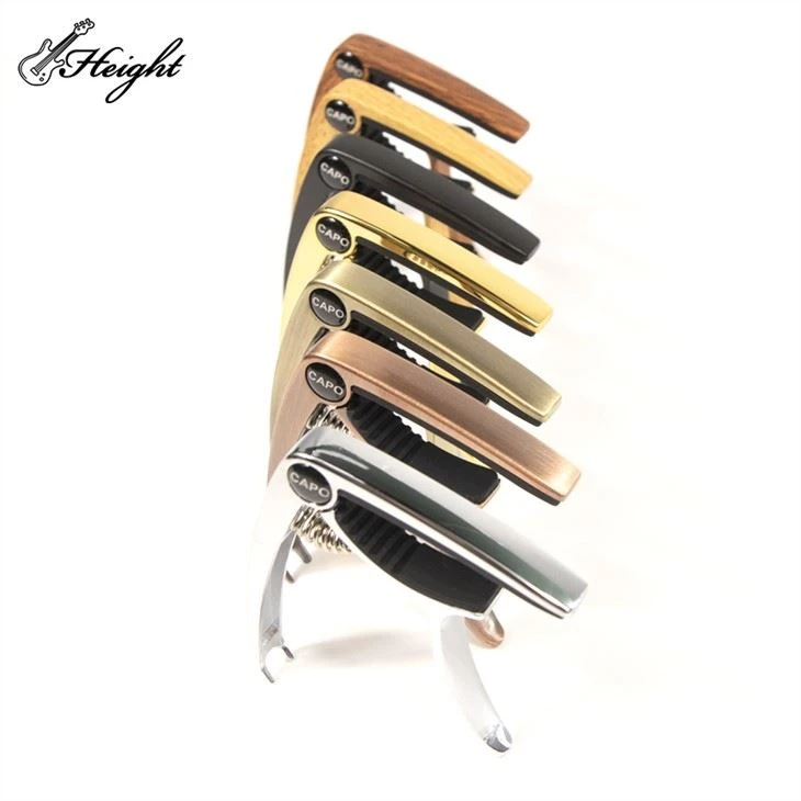 Wooden Grain Guitar Capo For Music Shop